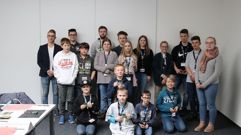 Gruppenbild der Teilnehmer am Zukunftstag