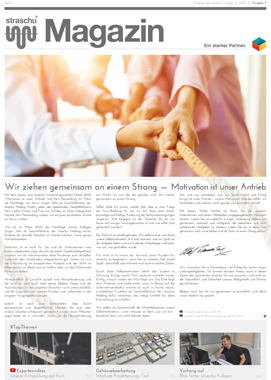 Cover des straschu Magazins