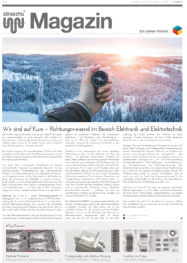 Cover des straschu Magazins