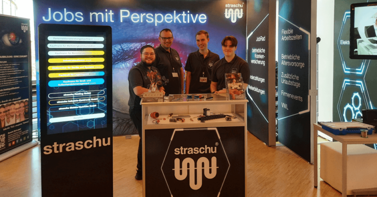 Das straschu Standteam der Job4U in Bremen