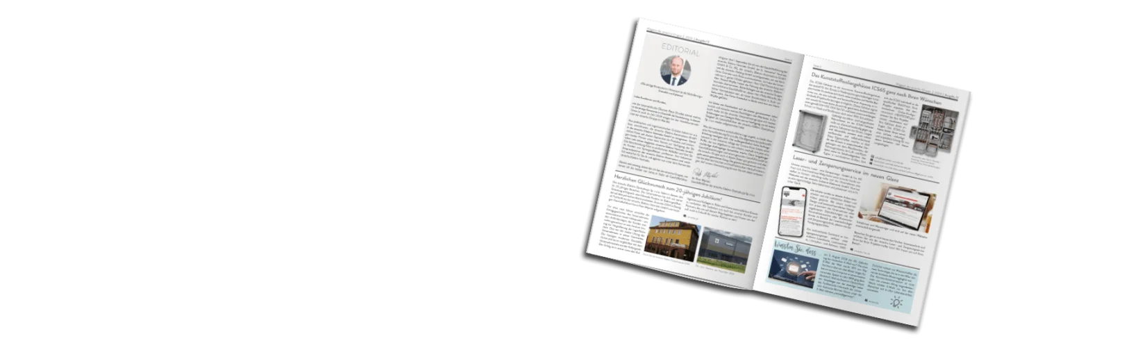 Das aufgeschlagene straschu Magazin 13